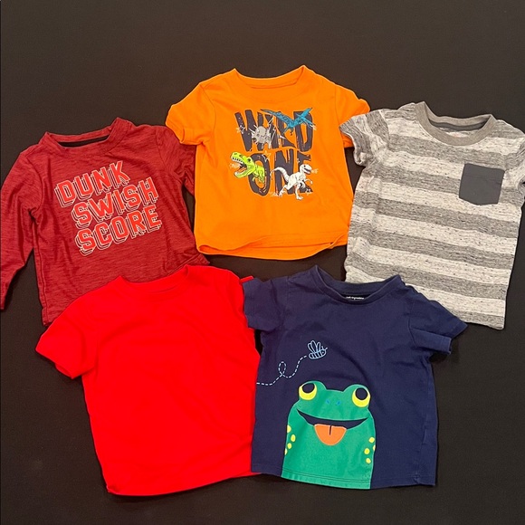 Other - Colorful Kids Short Sleeve T-Shirts Set  Boys 18 - 24 M
